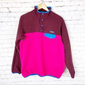 PATAGONIA Synchilla Quarter Snap Color Block L